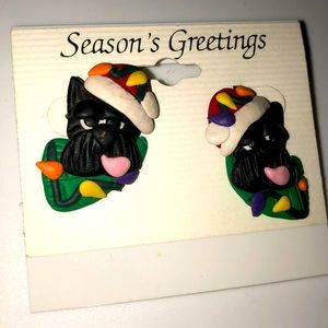 Scotty Christmas 🎄 Earrings